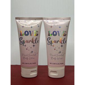 Love Sparkle - Peach Scent Lotion & Body Wash